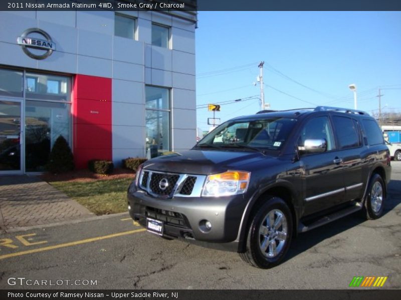 Smoke Gray / Charcoal 2011 Nissan Armada Platinum 4WD
