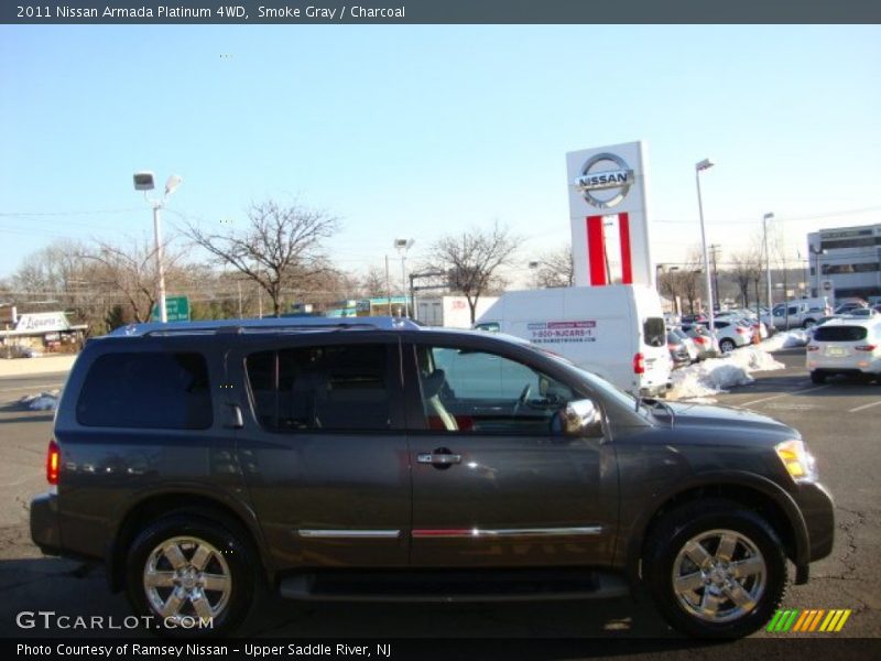 Smoke Gray / Charcoal 2011 Nissan Armada Platinum 4WD