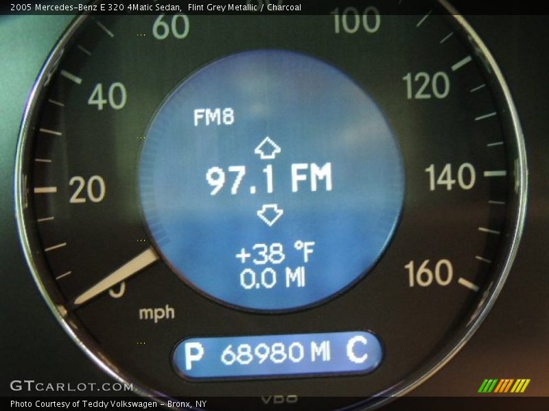 Flint Grey Metallic / Charcoal 2005 Mercedes-Benz E 320 4Matic Sedan