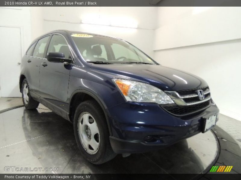 Royal Blue Pearl / Black 2010 Honda CR-V LX AWD