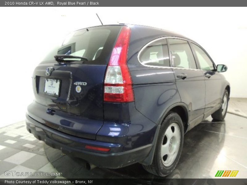 Royal Blue Pearl / Black 2010 Honda CR-V LX AWD
