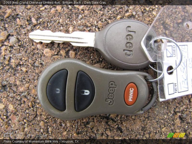 Brilliant Black / Dark Slate Gray 2003 Jeep Grand Cherokee Limited 4x4