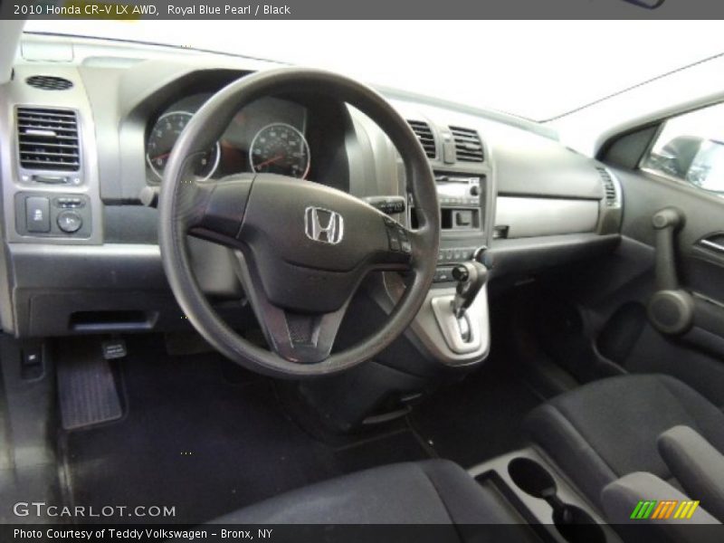 Royal Blue Pearl / Black 2010 Honda CR-V LX AWD