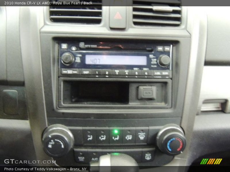Royal Blue Pearl / Black 2010 Honda CR-V LX AWD