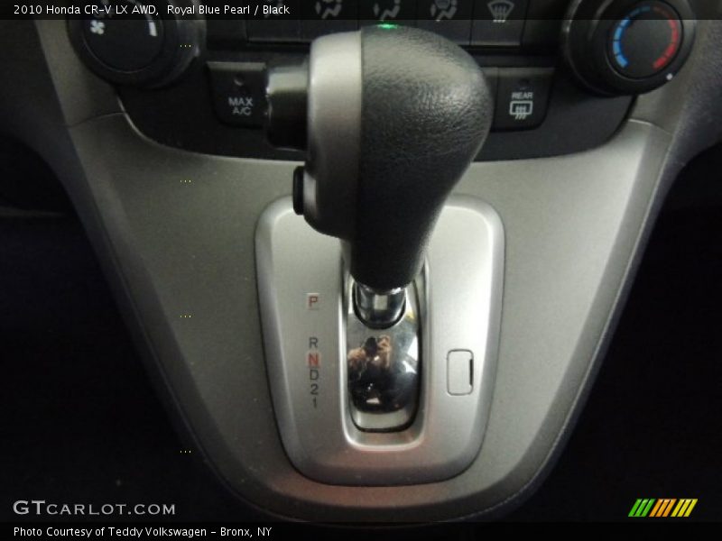 Royal Blue Pearl / Black 2010 Honda CR-V LX AWD