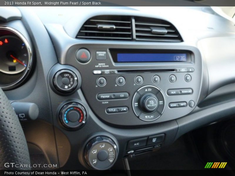 Controls of 2013 Fit Sport