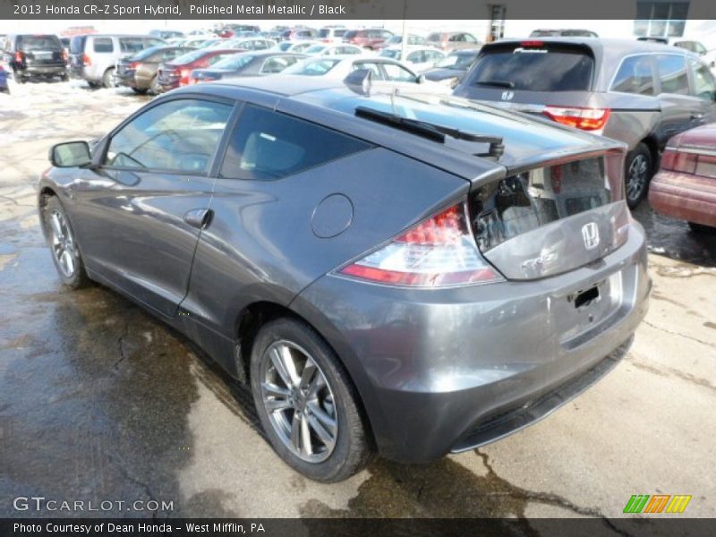Polished Metal Metallic / Black 2013 Honda CR-Z Sport Hybrid