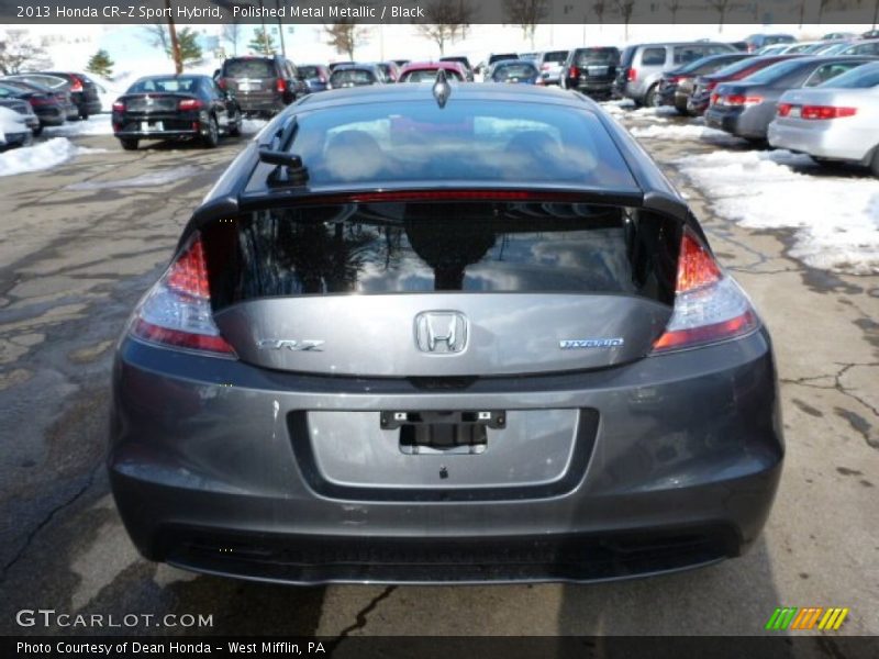 Polished Metal Metallic / Black 2013 Honda CR-Z Sport Hybrid