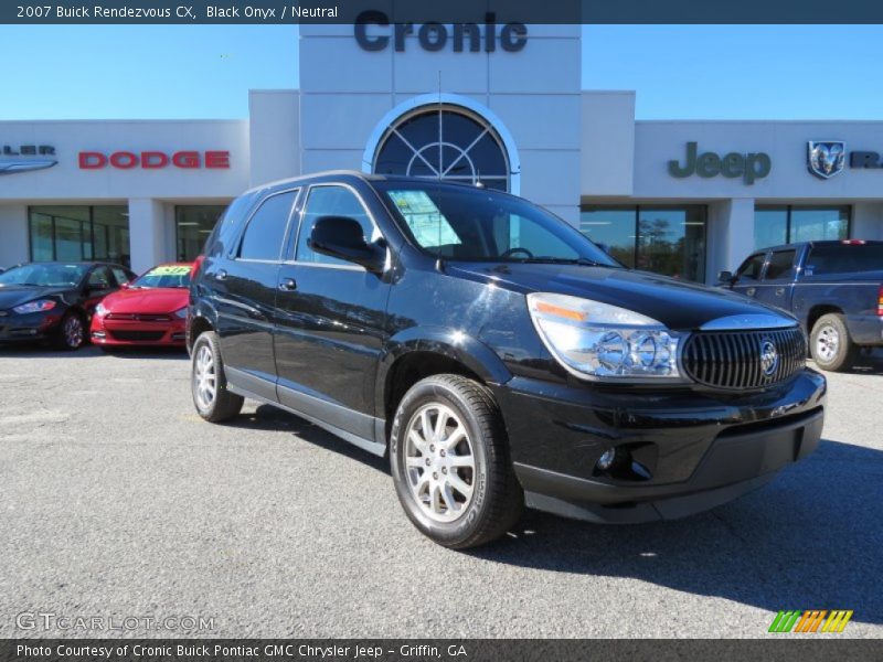 Black Onyx / Neutral 2007 Buick Rendezvous CX