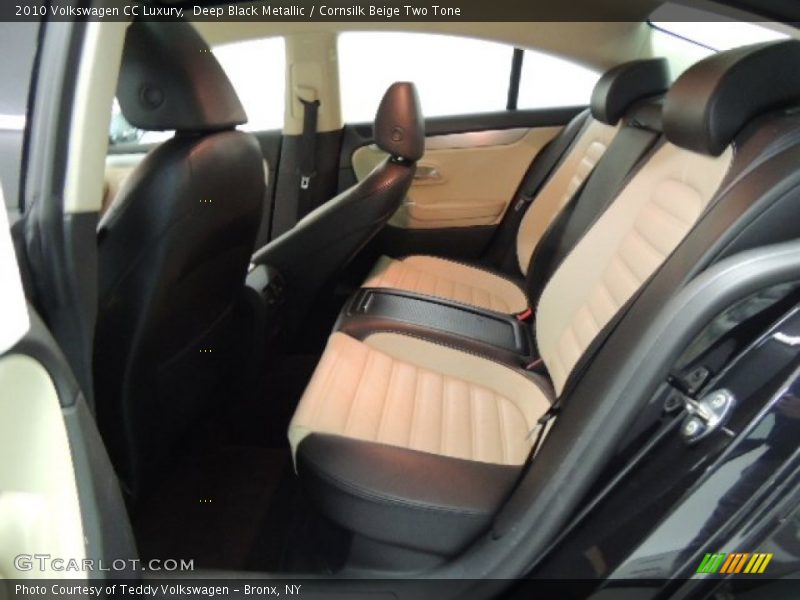 Deep Black Metallic / Cornsilk Beige Two Tone 2010 Volkswagen CC Luxury