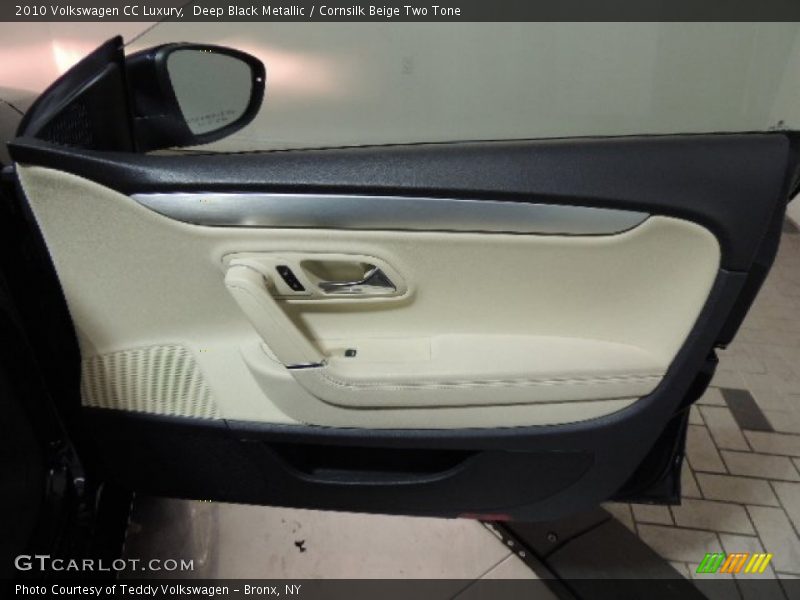 Deep Black Metallic / Cornsilk Beige Two Tone 2010 Volkswagen CC Luxury
