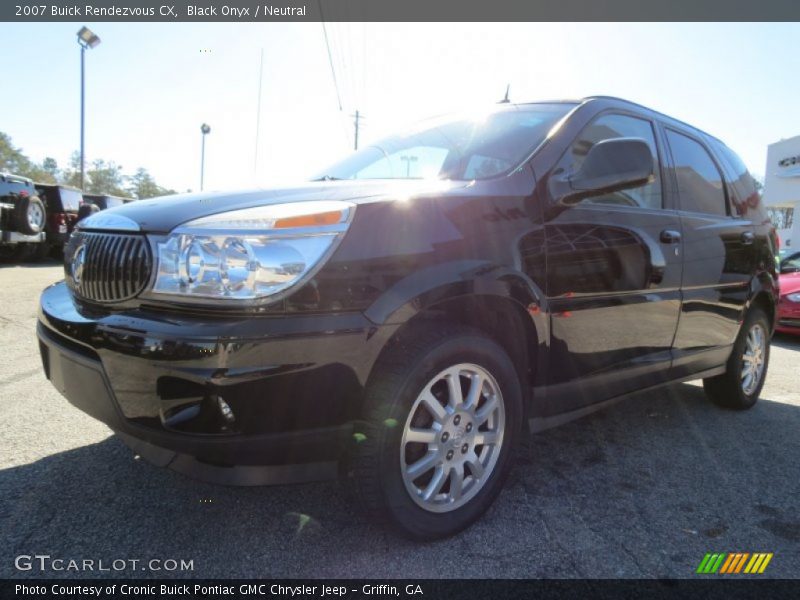 Black Onyx / Neutral 2007 Buick Rendezvous CX