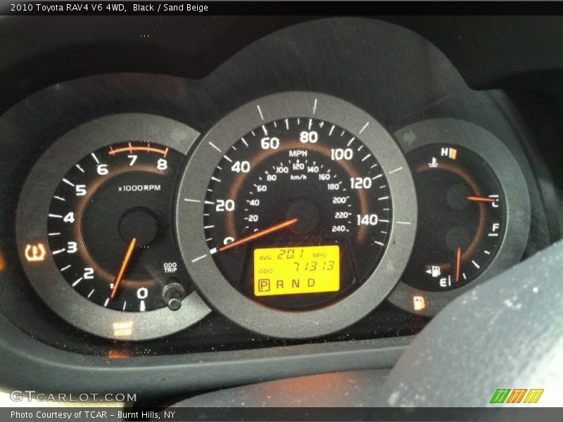 Black / Sand Beige 2010 Toyota RAV4 V6 4WD