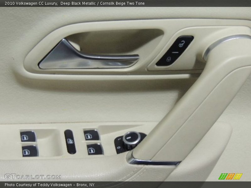 Deep Black Metallic / Cornsilk Beige Two Tone 2010 Volkswagen CC Luxury
