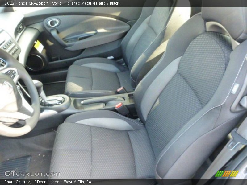 Polished Metal Metallic / Black 2013 Honda CR-Z Sport Hybrid