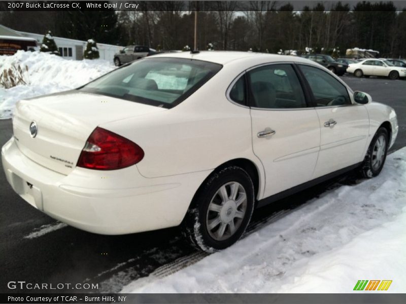 White Opal / Gray 2007 Buick LaCrosse CX