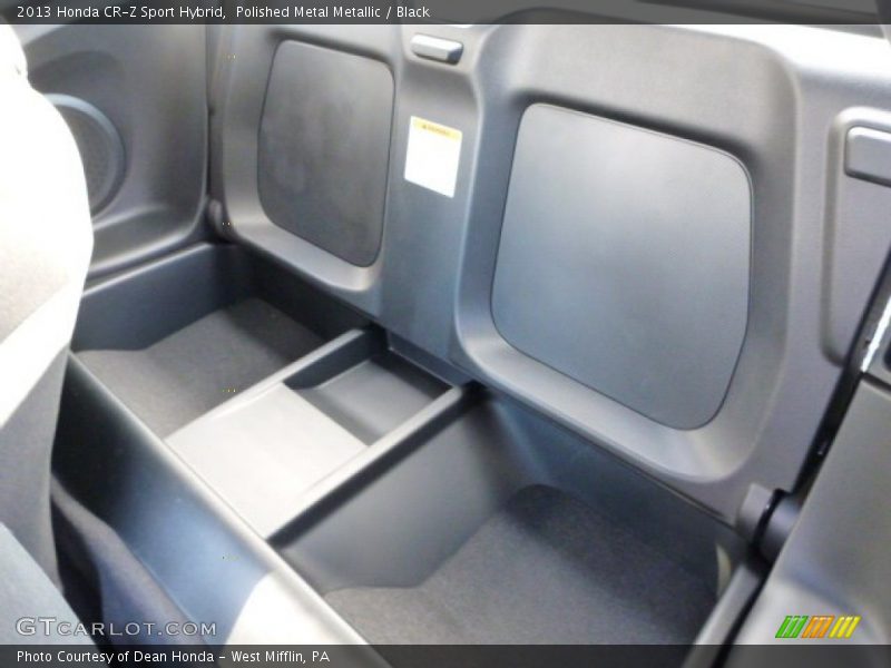 Polished Metal Metallic / Black 2013 Honda CR-Z Sport Hybrid