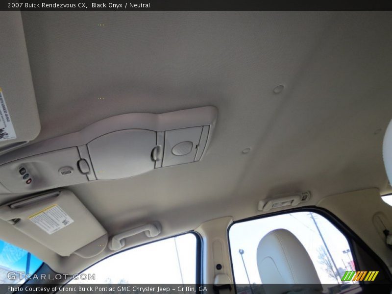 Black Onyx / Neutral 2007 Buick Rendezvous CX