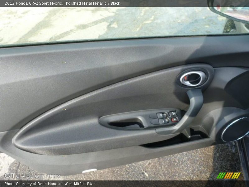 Polished Metal Metallic / Black 2013 Honda CR-Z Sport Hybrid