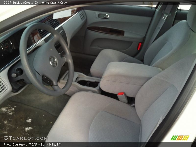 White Opal / Gray 2007 Buick LaCrosse CX