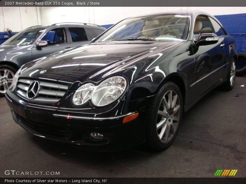 Black / Stone 2007 Mercedes-Benz CLK 350 Coupe