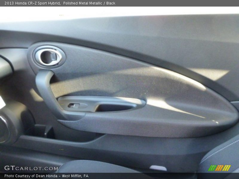 Polished Metal Metallic / Black 2013 Honda CR-Z Sport Hybrid