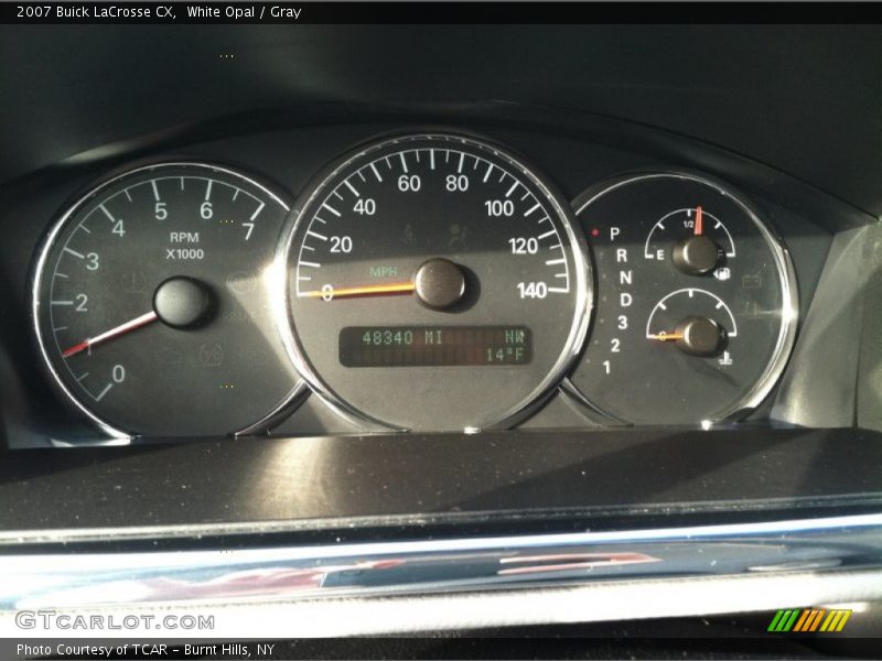 White Opal / Gray 2007 Buick LaCrosse CX