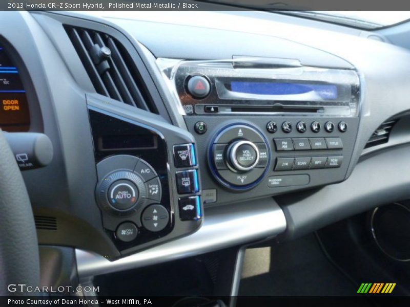 Polished Metal Metallic / Black 2013 Honda CR-Z Sport Hybrid