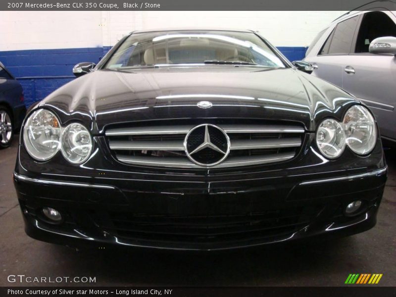 Black / Stone 2007 Mercedes-Benz CLK 350 Coupe