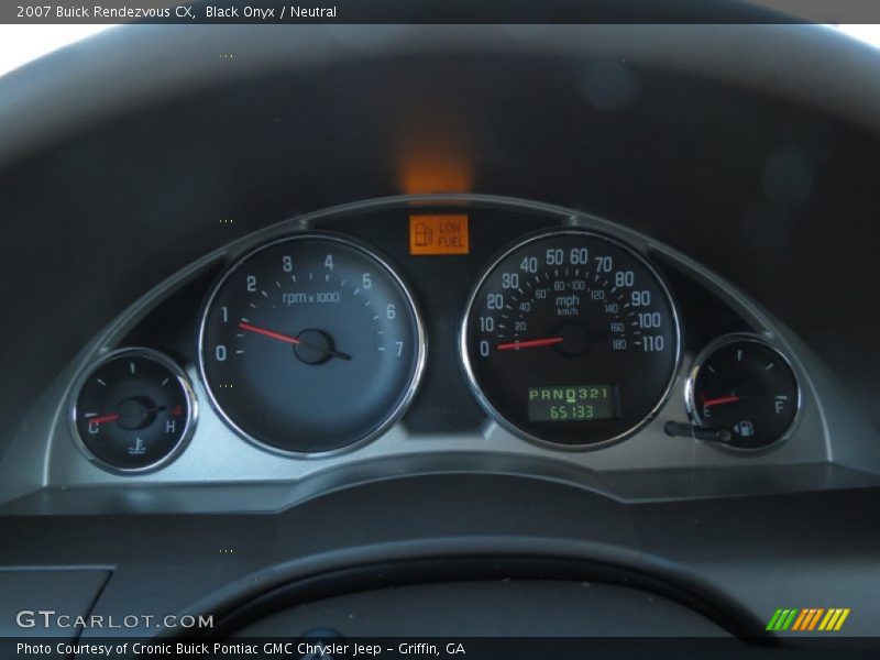 Black Onyx / Neutral 2007 Buick Rendezvous CX
