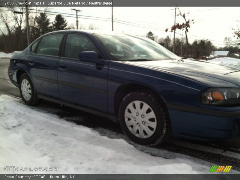 Superior Blue Metallic / Neutral Beige 2005 Chevrolet Impala