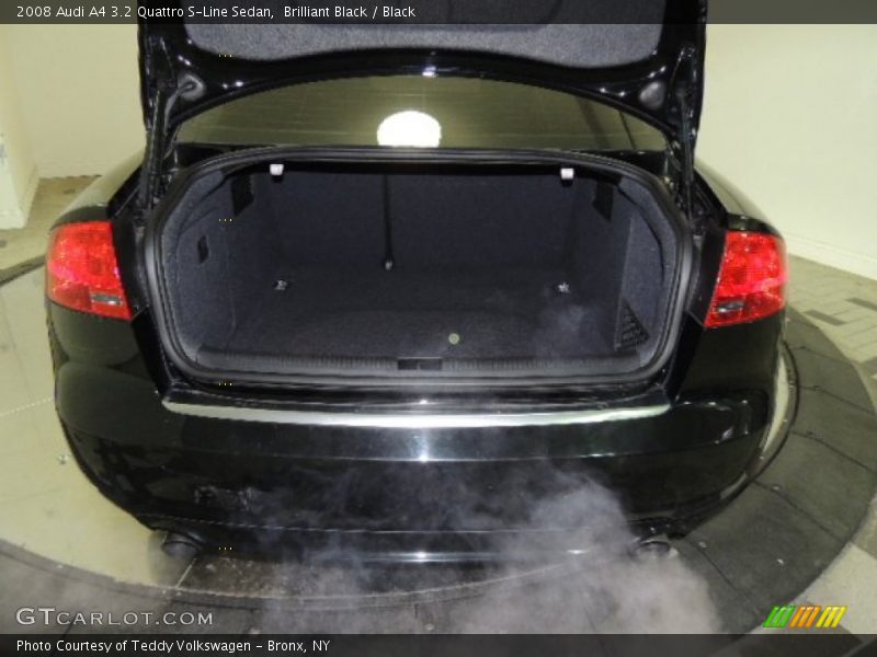 Brilliant Black / Black 2008 Audi A4 3.2 Quattro S-Line Sedan