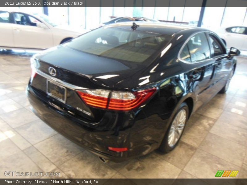 Obsidian Black / Black 2013 Lexus ES 350