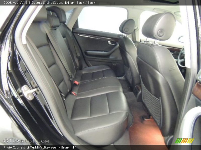 Brilliant Black / Black 2008 Audi A4 3.2 Quattro S-Line Sedan