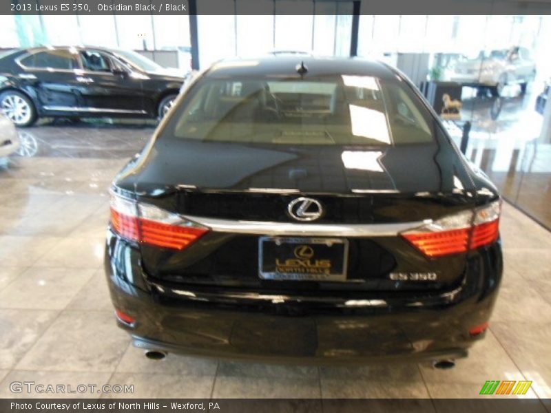 Obsidian Black / Black 2013 Lexus ES 350