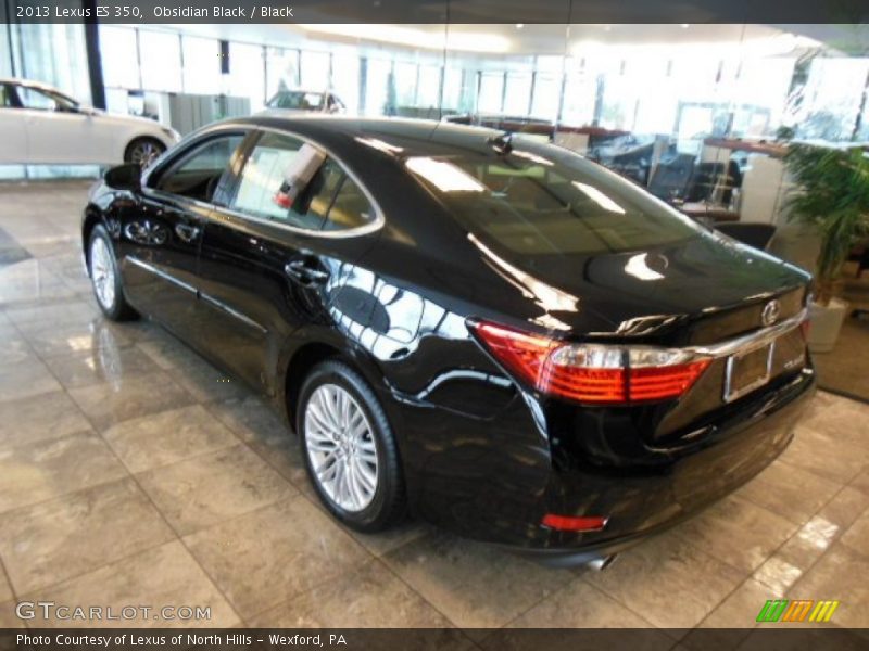 Obsidian Black / Black 2013 Lexus ES 350