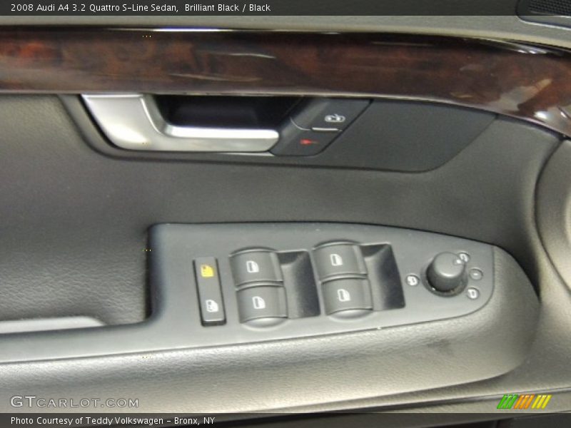 Brilliant Black / Black 2008 Audi A4 3.2 Quattro S-Line Sedan