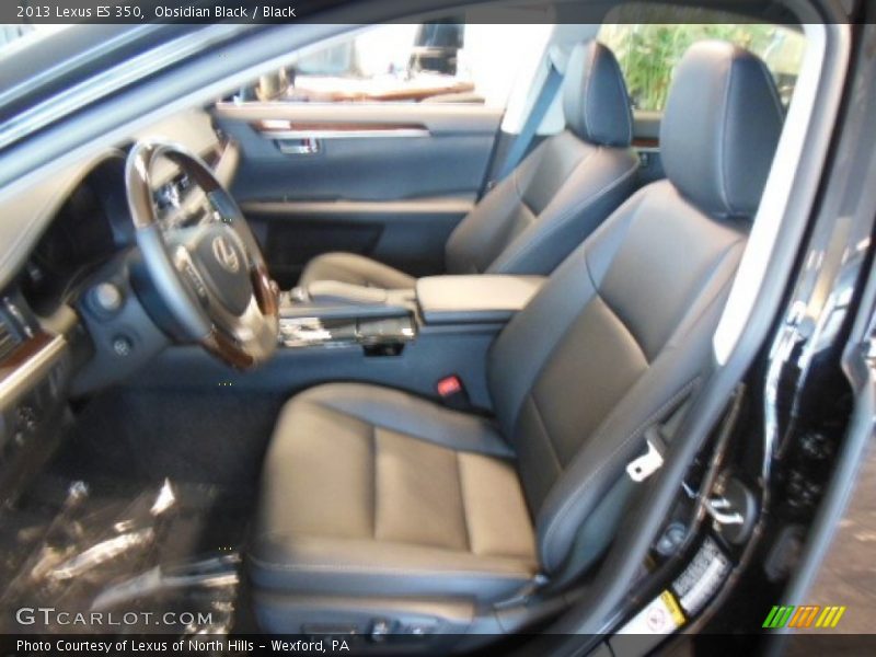 Obsidian Black / Black 2013 Lexus ES 350