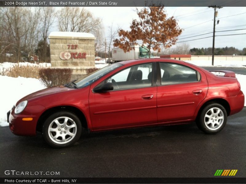 Blaze Red Pearlcoat / Dark Slate Gray 2004 Dodge Neon SXT