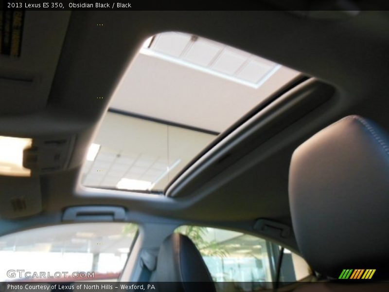 Obsidian Black / Black 2013 Lexus ES 350