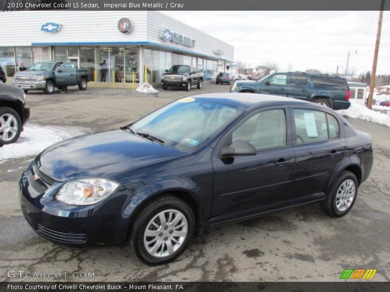 Imperial Blue Metallic / Gray 2010 Chevrolet Cobalt LS Sedan