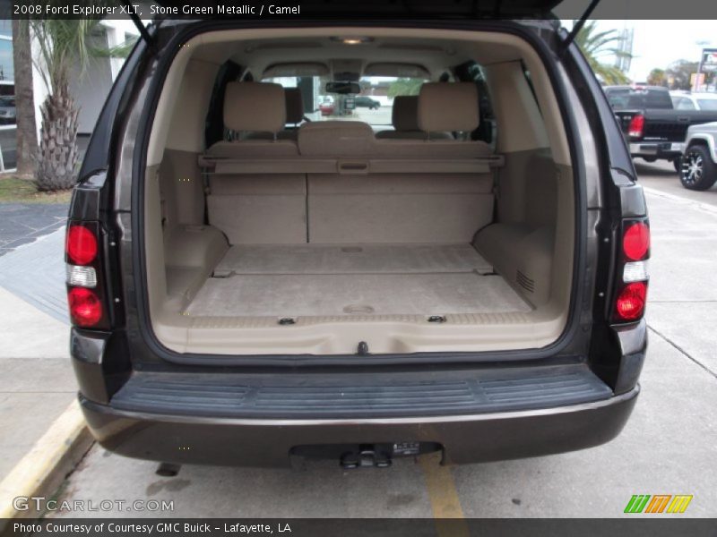 Stone Green Metallic / Camel 2008 Ford Explorer XLT
