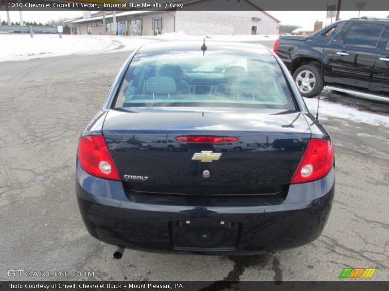 Imperial Blue Metallic / Gray 2010 Chevrolet Cobalt LS Sedan