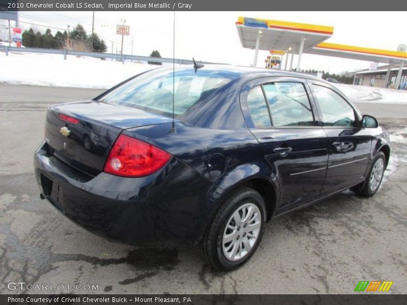 Imperial Blue Metallic / Gray 2010 Chevrolet Cobalt LS Sedan