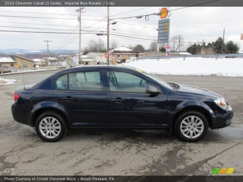 Imperial Blue Metallic / Gray 2010 Chevrolet Cobalt LS Sedan