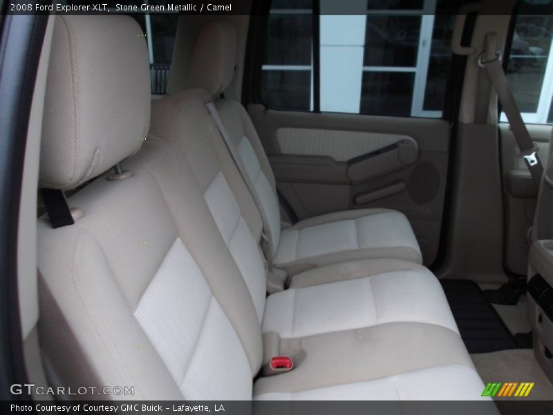 Stone Green Metallic / Camel 2008 Ford Explorer XLT