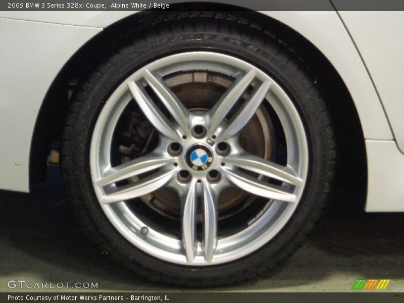 Alpine White / Beige 2009 BMW 3 Series 328xi Coupe
