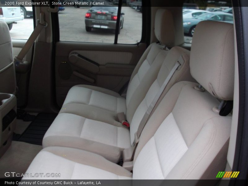 Stone Green Metallic / Camel 2008 Ford Explorer XLT