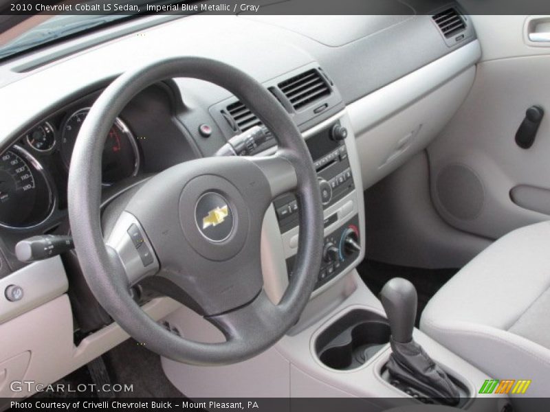 Imperial Blue Metallic / Gray 2010 Chevrolet Cobalt LS Sedan
