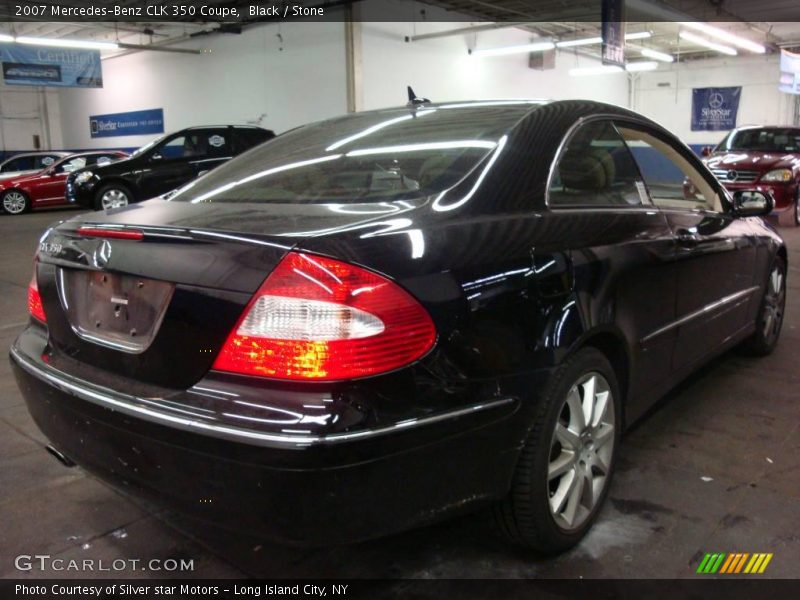 Black / Stone 2007 Mercedes-Benz CLK 350 Coupe